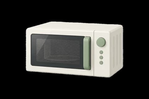 A microwave oven.