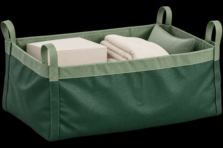 A large dumpster bag for household items.