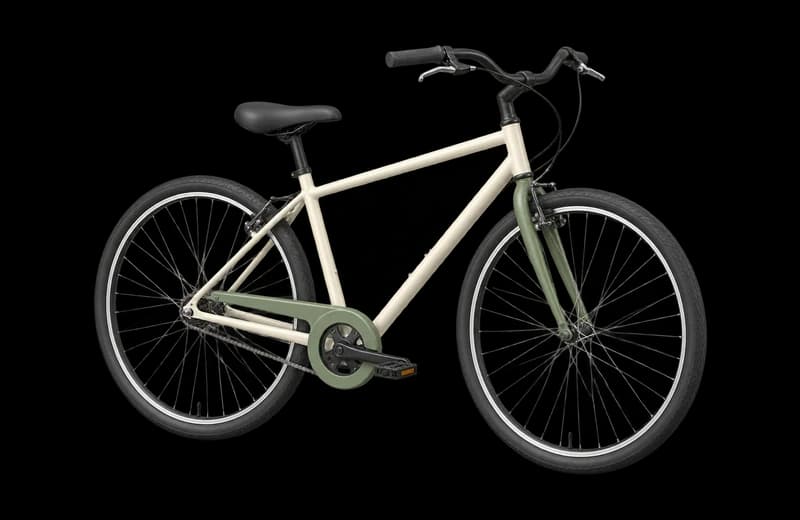 A non-electric bicycle.